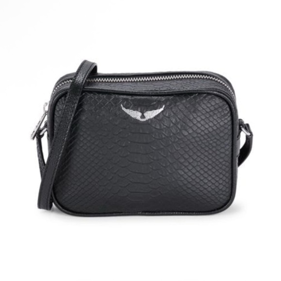 ZADIG & VOLTAIRE
XS Lizard Embossed Leather Camera Shoulder Bag. - Picture 1 of 8